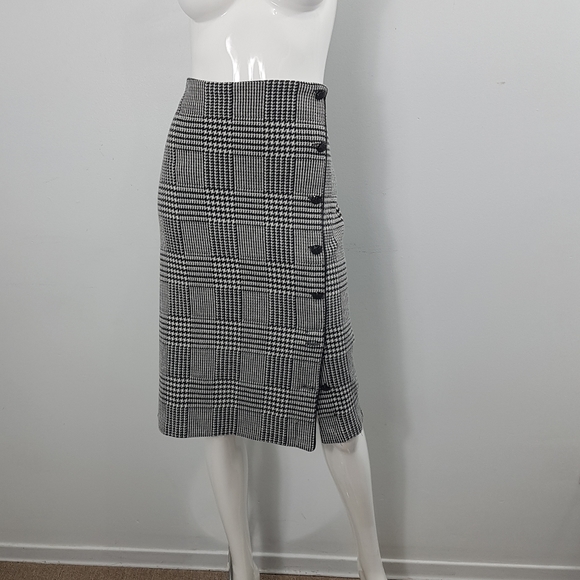 Ralph Lauren Perfect Checkerboard Stretchy Skirt L - Picture 2 of 4